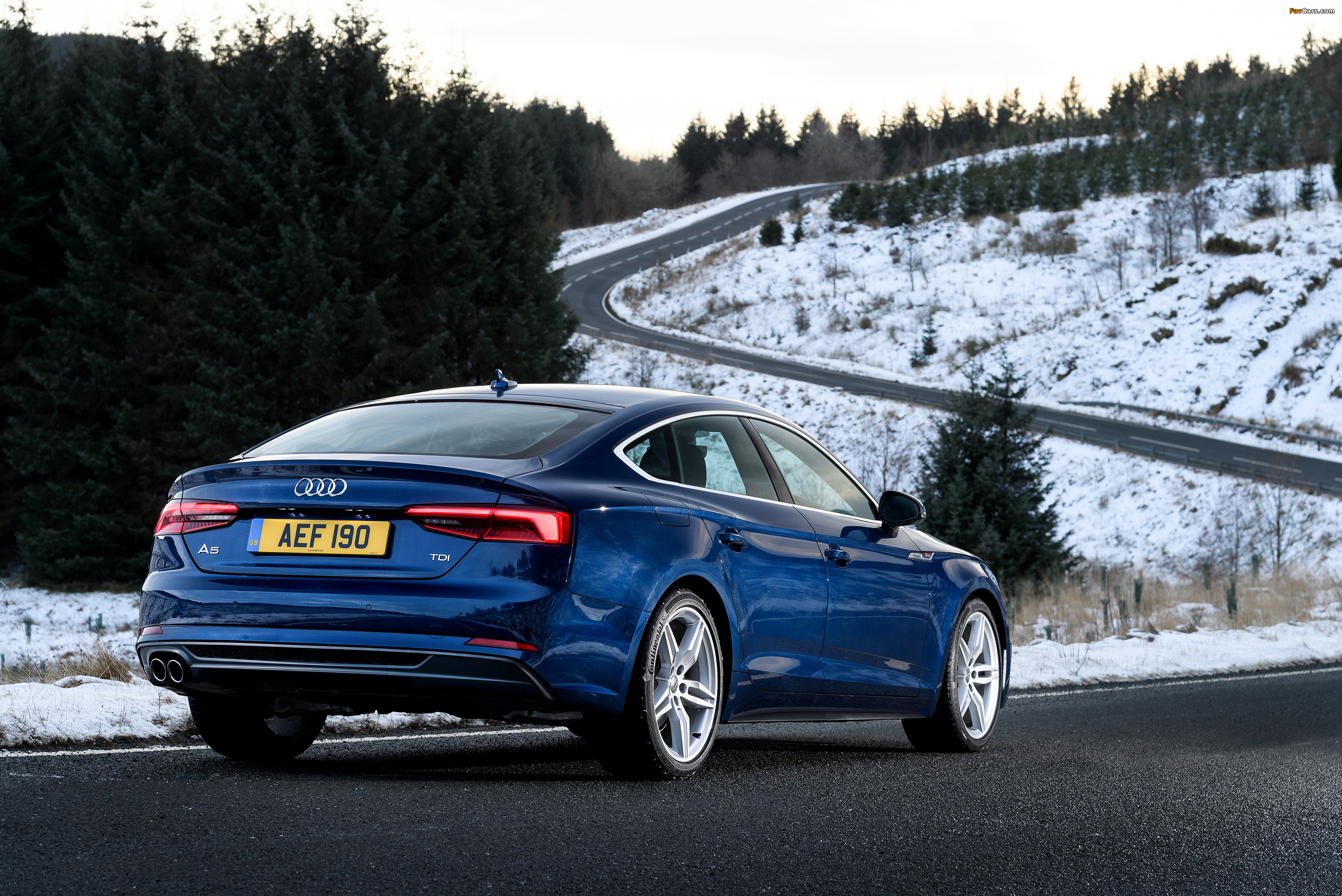 Images of Audi A5 Sportback 2.0 TDI S line UK-spec 2017 (3000 x 2003)