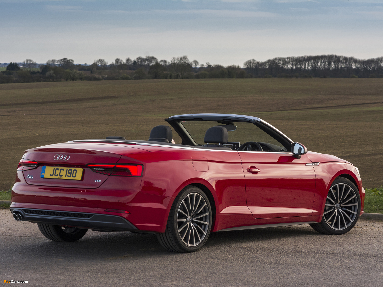 Images of Audi A5 Cabriolet 2.0 TDI S Line UK-spec 2017 (1600 x 1200)