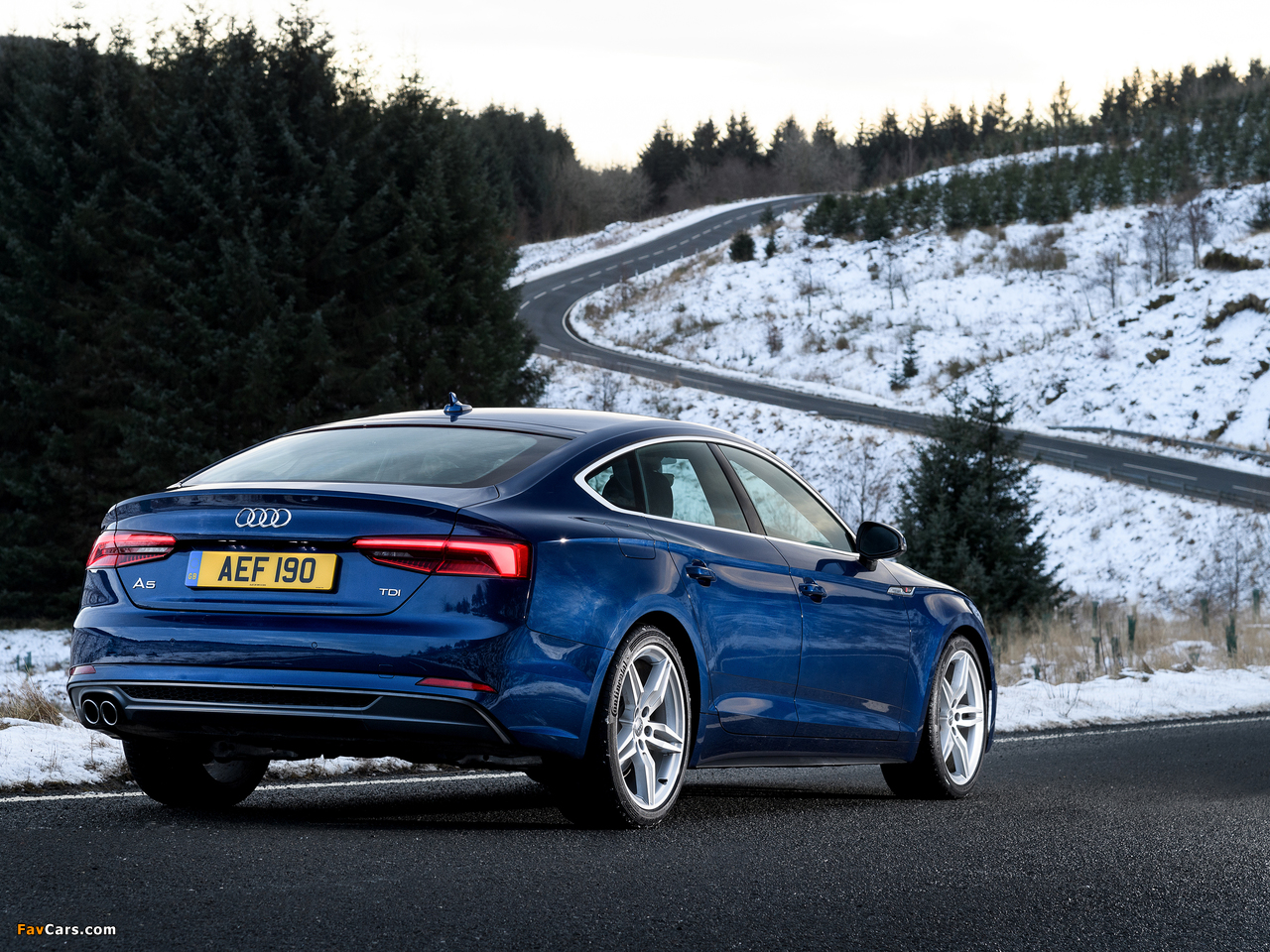 Images of Audi A5 Sportback 2.0 TDI S line UK-spec 2017 (1280 x 960)