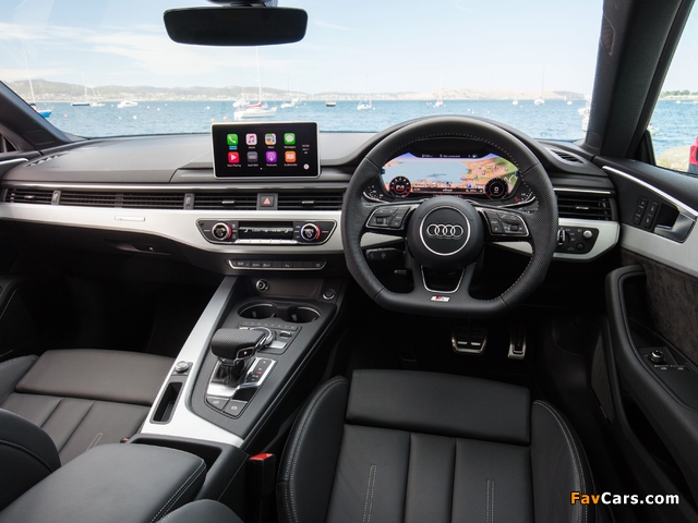 Images of Audi A5 Coupé 2.0 TFSI quattro S Line AU-spec 2017 (640 x 480)