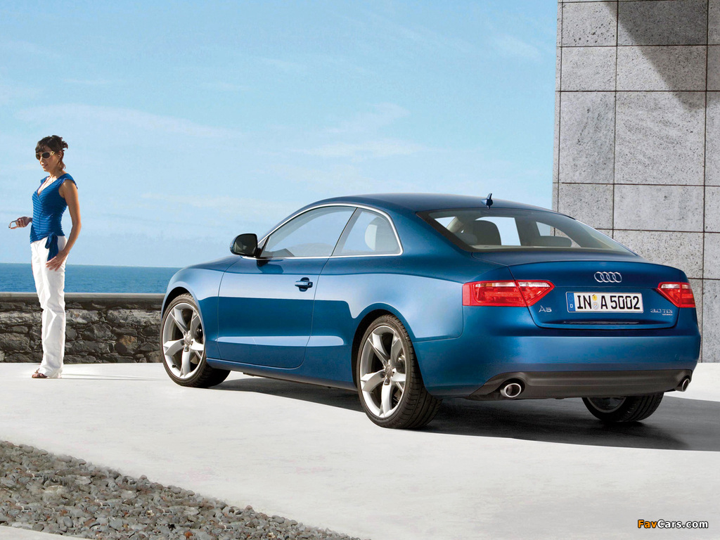 Photos of Audi A5 3.0 TDI quattro Coupe 2007–11 (1024 x 768)