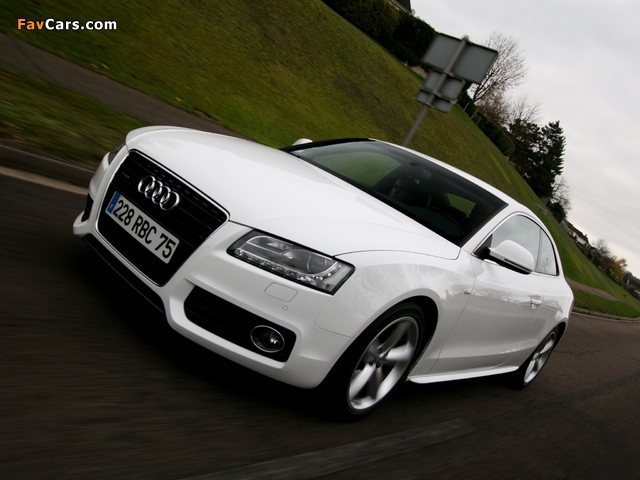 Photos of Audi A5 3.0 TDI quattro Coupe 2007–11 (640 x 480)