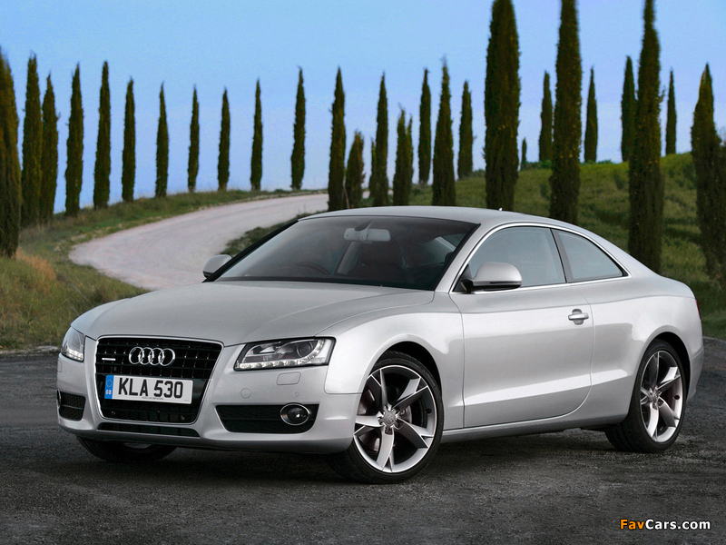 Photos of Audi A5 3.0 TDI quattro Coupe UK-spec 2007–11 (800 x 600)