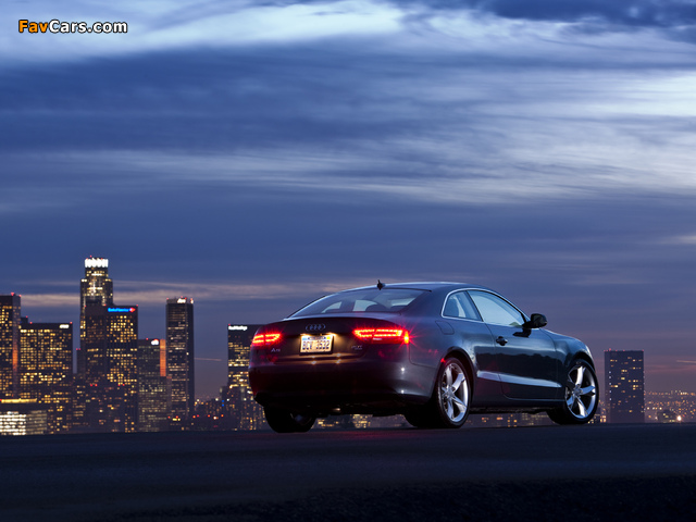 Photos of Audi A5 2.0T Coupe US-spec 2007–11 (640 x 480)