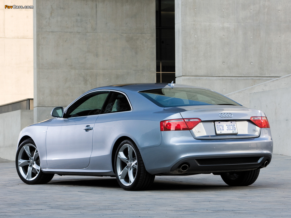 Photos of Audi A5 3.2 S-Line Coupe US-spec 2008–11 (1024 x 768)