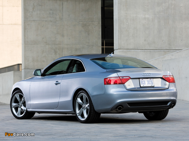 Photos of Audi A5 3.2 S-Line Coupe US-spec 2008–11 (640 x 480)