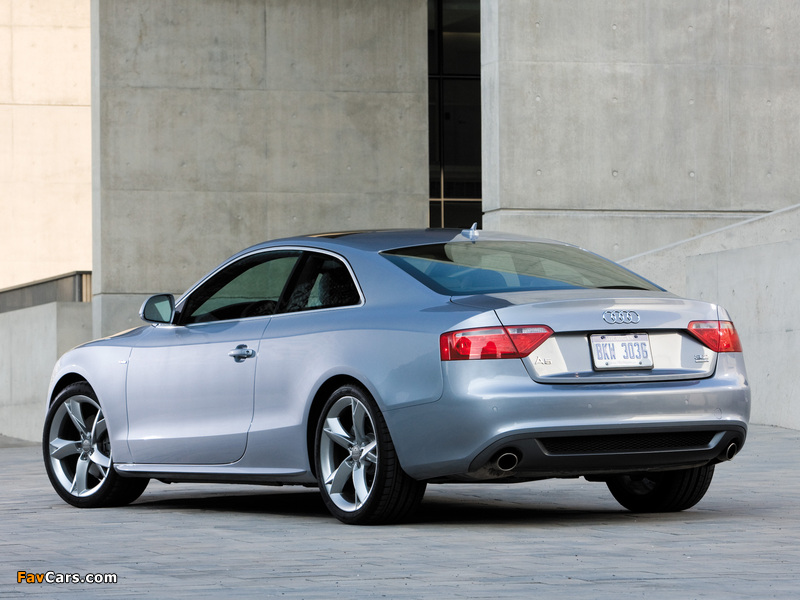 Photos of Audi A5 3.2 S-Line Coupe US-spec 2008–11 (800 x 600)