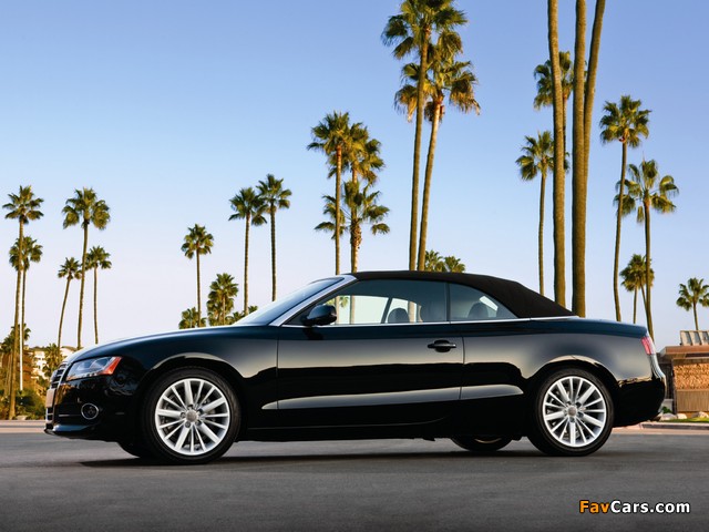 Photos of Audi A5 2.0T Cabriolet US-spec 2009–11 (640 x 480)