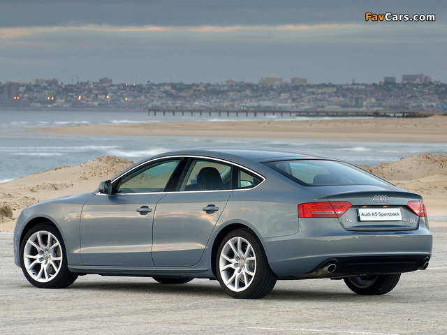 Photos of Audi A5 Sportback 3.0 TDI quattro ZA-spec 2009–11 (640 x 480)