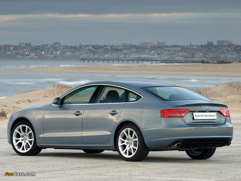 Photos of Audi A5 Sportback 3.0 TDI quattro ZA-spec 2009–11 (800 x 600)