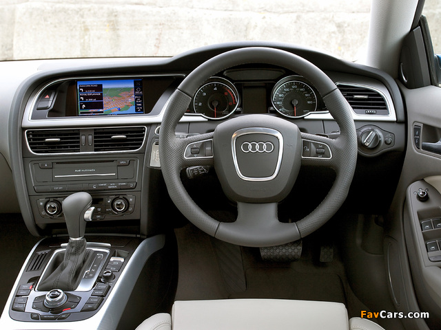 Photos of Audi A5 Sportback 3.0 TDI quattro UK-spec 2009–11 (640 x 480)