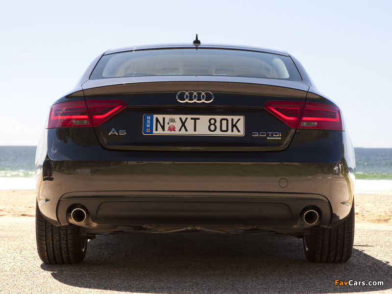 Photos of Audi A5 Sportback 3.0 TDI quattro AU-spec 2011 (800 x 600)