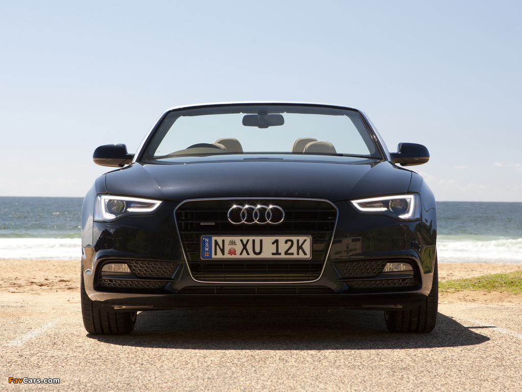 Photos of Audi A5 3.0 TDI quattro Cabriolet AU-spec 2012 (1024 x 768)