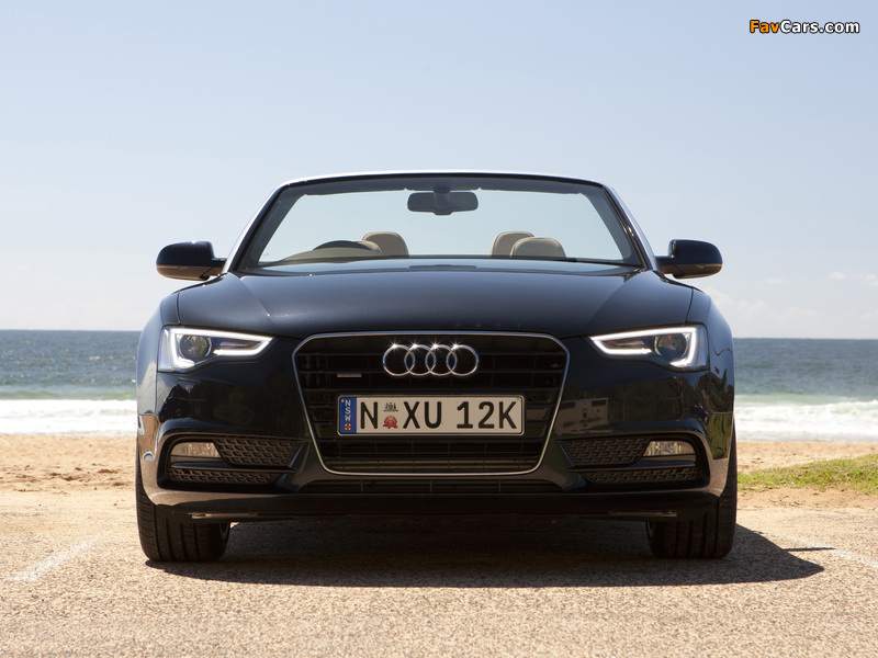 Photos of Audi A5 3.0 TDI quattro Cabriolet AU-spec 2012 (800 x 600)