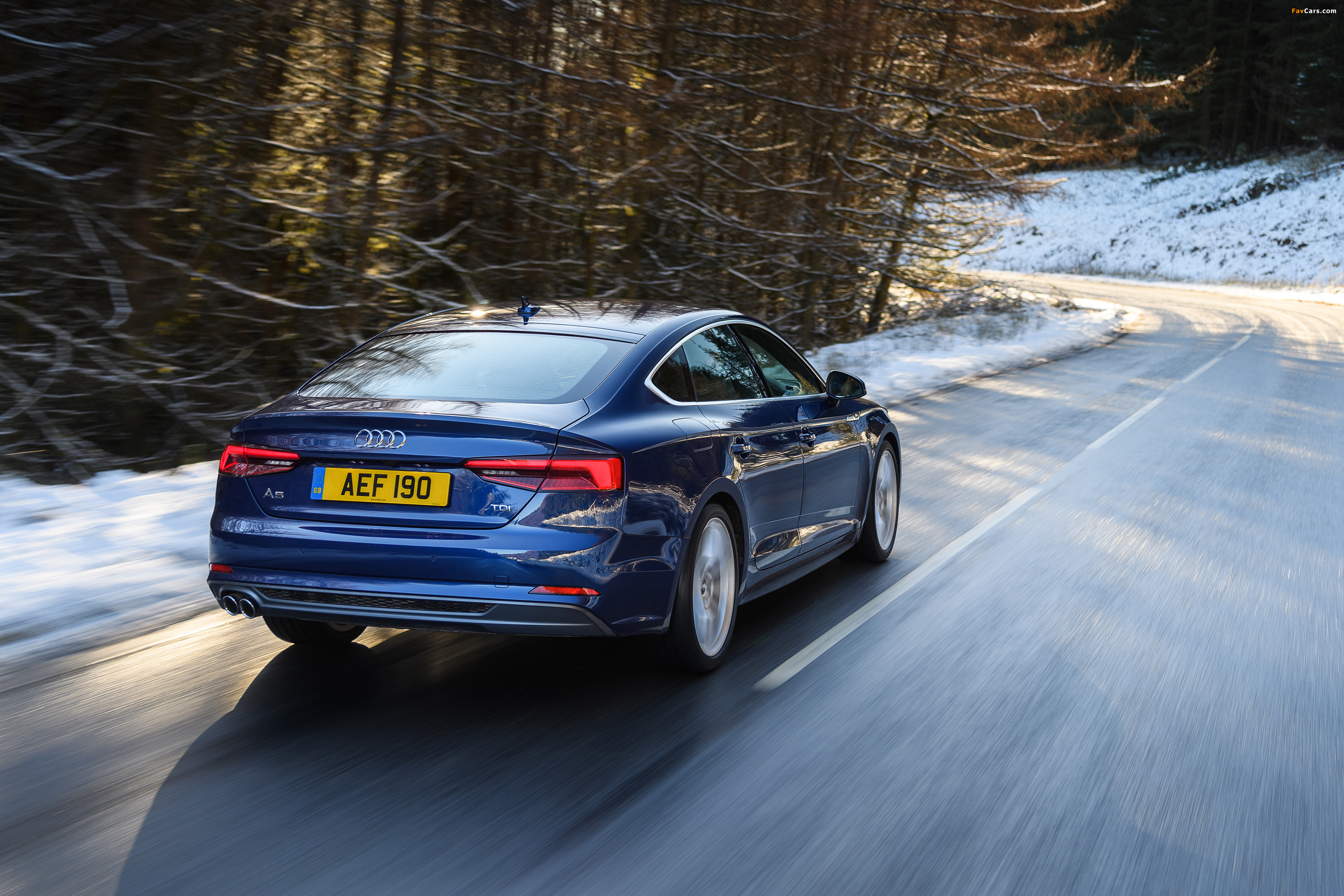 Photos of Audi A5 Sportback 2.0 TDI S line UK-spec 2017 (3000 x 2000)