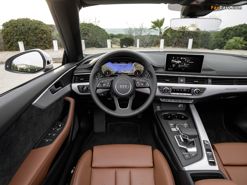 Photos of Audi A5 Cabriolet 2.0 TDI quattro S Line 2017 (800 x 600)