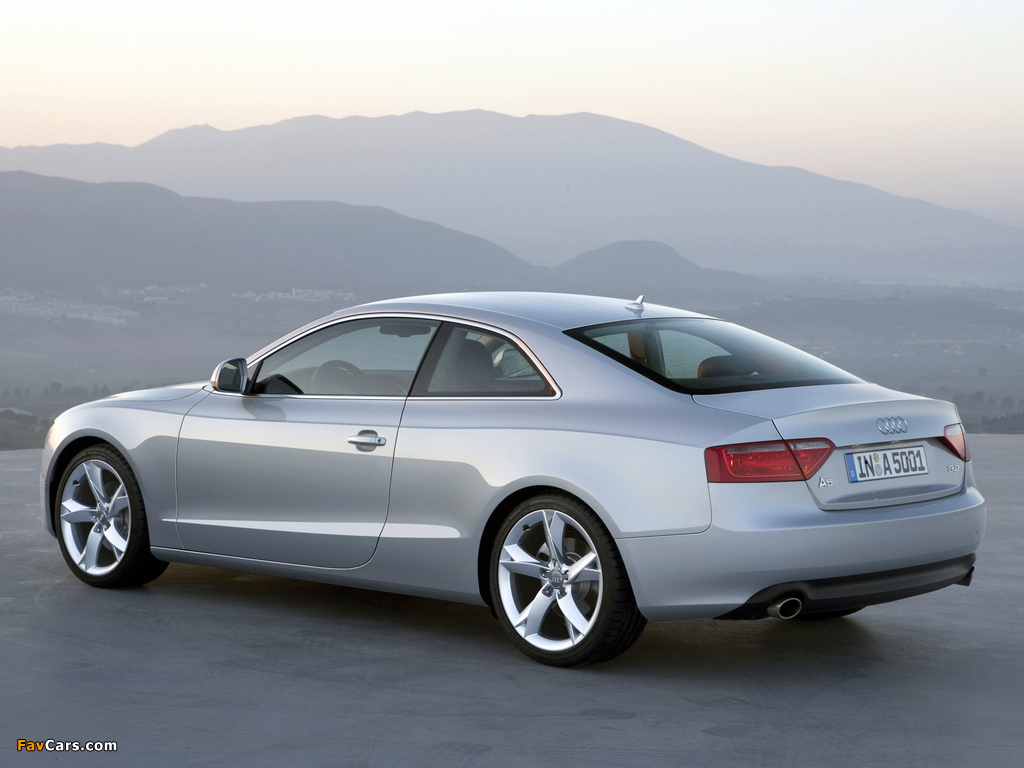 Pictures of Audi A5 3.2 Coupe 2007–11 (1024 x 768)