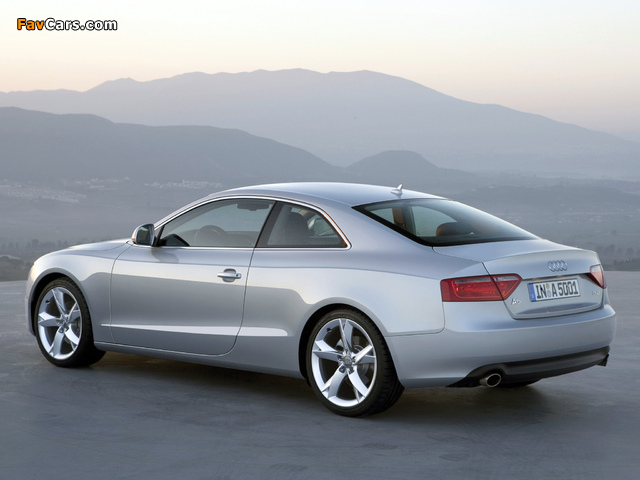 Pictures of Audi A5 3.2 Coupe 2007–11 (640 x 480)