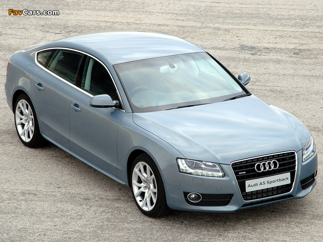 Pictures of Audi A5 Sportback 3.0 TDI quattro ZA-spec 2009–11 (640 x 480)