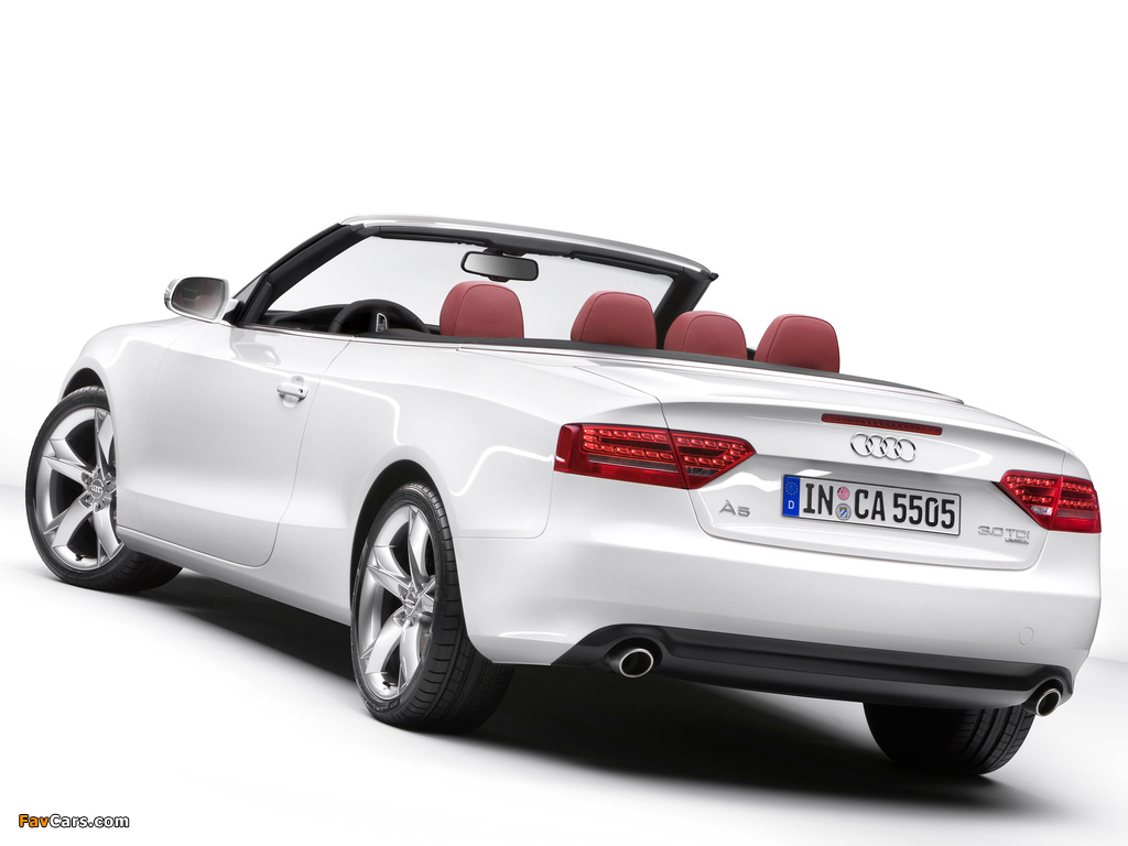 Pictures of Audi A5 3.0 TDI Cabriolet 2009–11 (1024 x 768)