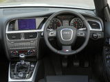 Pictures of Audi A5 2.0T S-Line Cabriolet UK-spec 2009–11