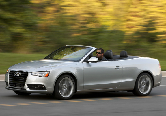 Pictures of Audi A5 2.0T Cabriolet US-spec 2012