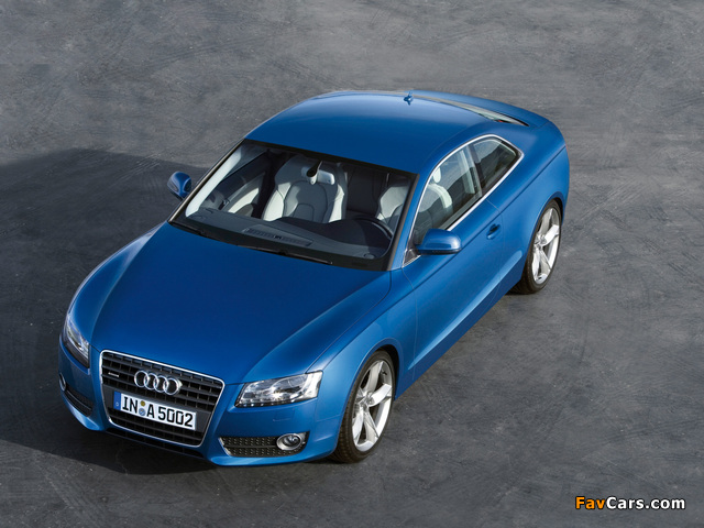 Audi A5 3.0 TDI quattro Coupe 2007–11 wallpapers (640 x 480)