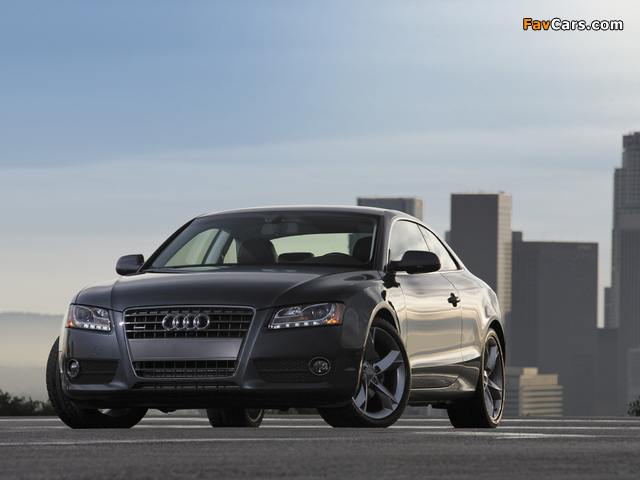 Audi A5 2.0T Coupe US-spec 2007–11 wallpapers (640 x 480)