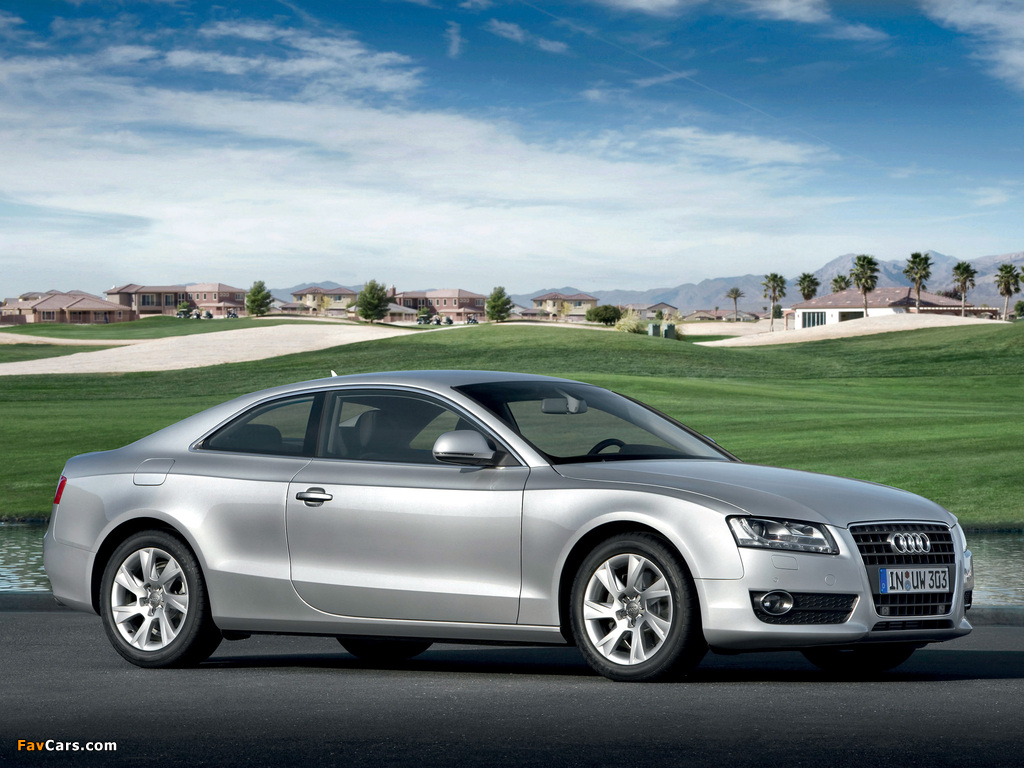 Audi A5 2.7 TDI Coupe 2007–11 wallpapers (1024 x 768)