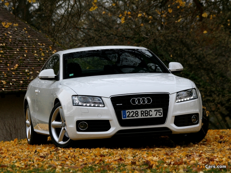 Audi A5 3.0 TDI quattro Coupe 2007–11 wallpapers (800 x 600)