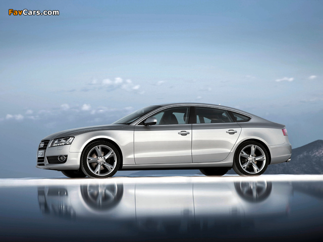 Audi A5 Sportback 3.0 TDI quattro 2009–11 wallpapers (640 x 480)