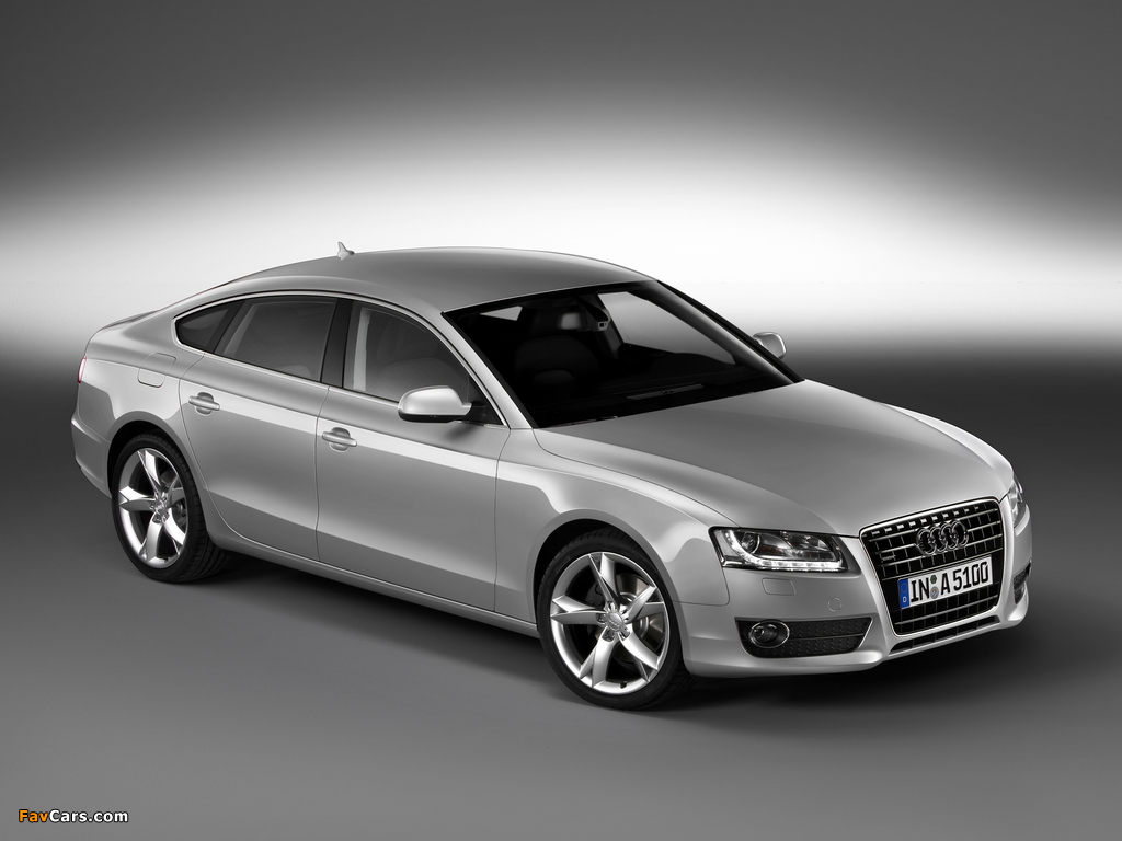 Audi A5 Sportback 3.0 TDI quattro 2009–11 wallpapers (1024 x 768)