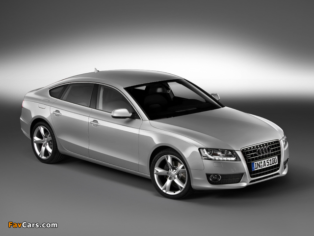 Audi A5 Sportback 3.0 TDI quattro 2009–11 wallpapers (640 x 480)