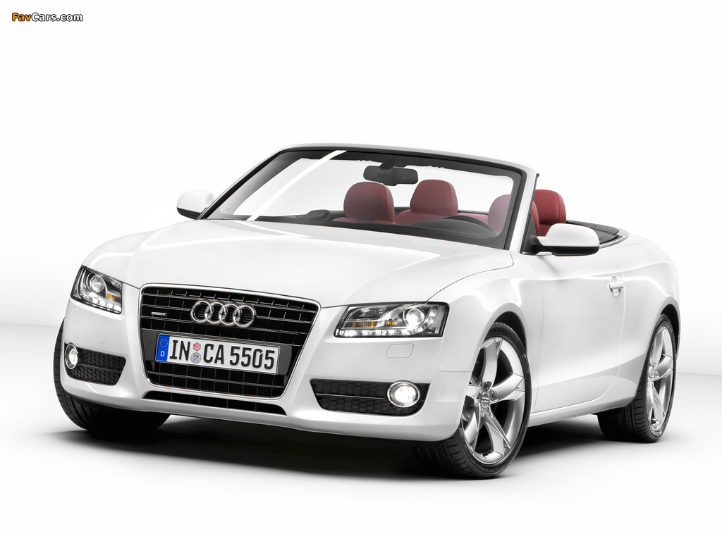 Audi A5 3.0 TDI Cabriolet 2009–11 wallpapers (1024 x 768)