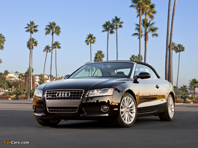 Audi A5 2.0T Cabriolet US-spec 2009–11 wallpapers (800 x 600)