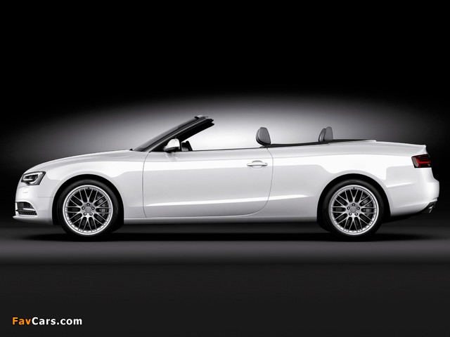 Audi A5 3.0 TDI quattro Cabriolet 2011 wallpapers (640 x 480)