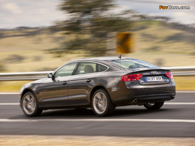 Audi A5 Sportback 3.0 TDI quattro AU-spec 2011 wallpapers (640 x 480)