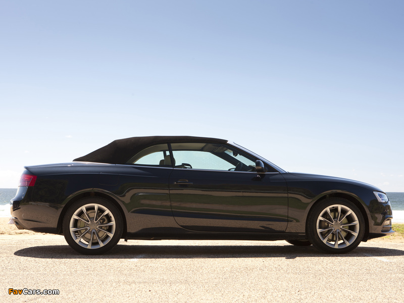 Audi A5 3.0 TDI quattro Cabriolet AU-spec 2012 wallpapers (800 x 600)