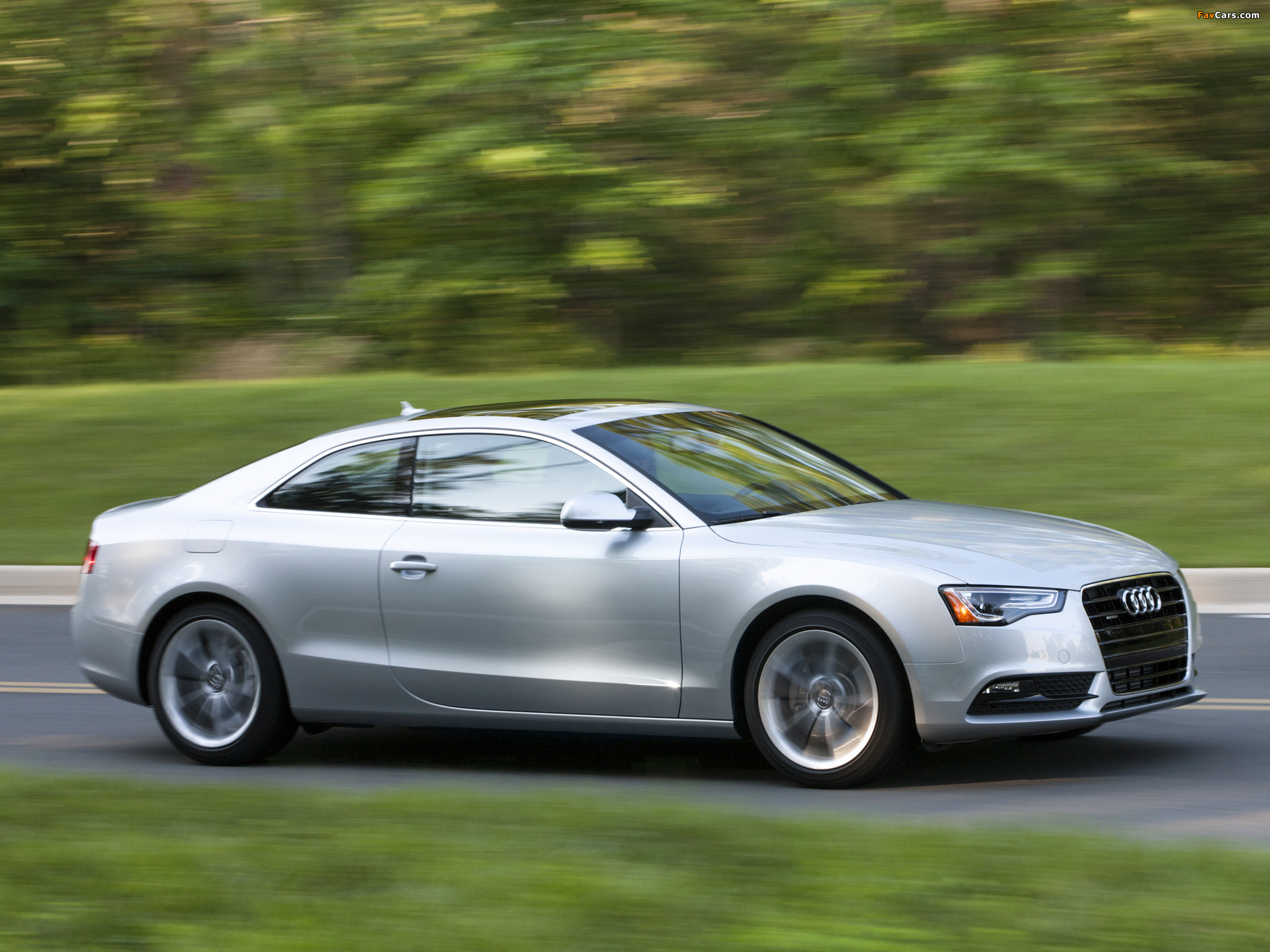 Audi A5 2.0T Coupe US-spec 2012 wallpapers (2048 x 1536)