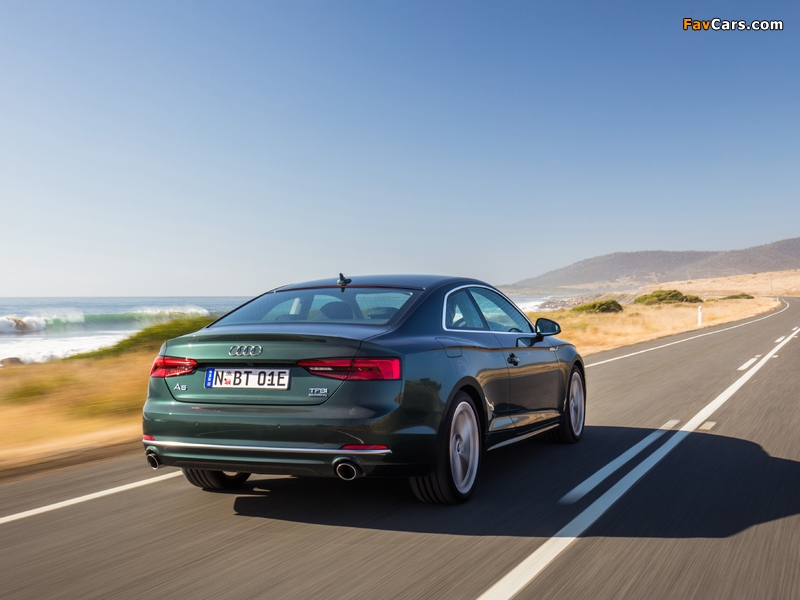 Audi A5 Coupé 2.0 TFSI quattro AU-spec 2017 wallpapers (800 x 600)