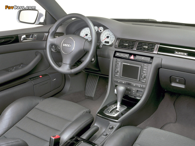 Audi A6 4.2 quattro Sedan (4B,C5) 1999–2001 images (640 x 480)