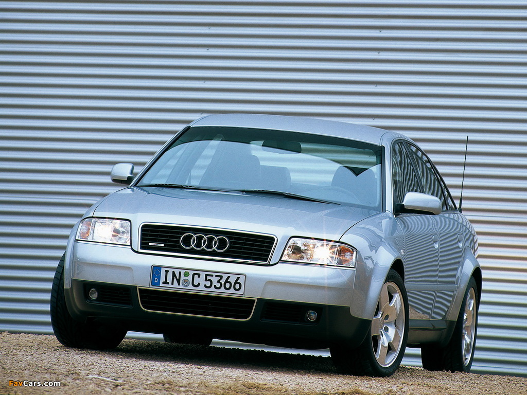 Audi A6 4.2 quattro Sedan (4B,C5) 1999–2001 photos (1024 x 768)