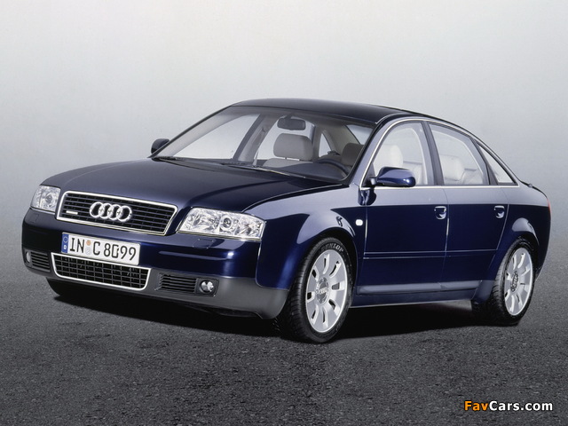 Audi A6 4.2 quattro Sedan (4B,C5) 1999–2001 pictures (640 x 480)
