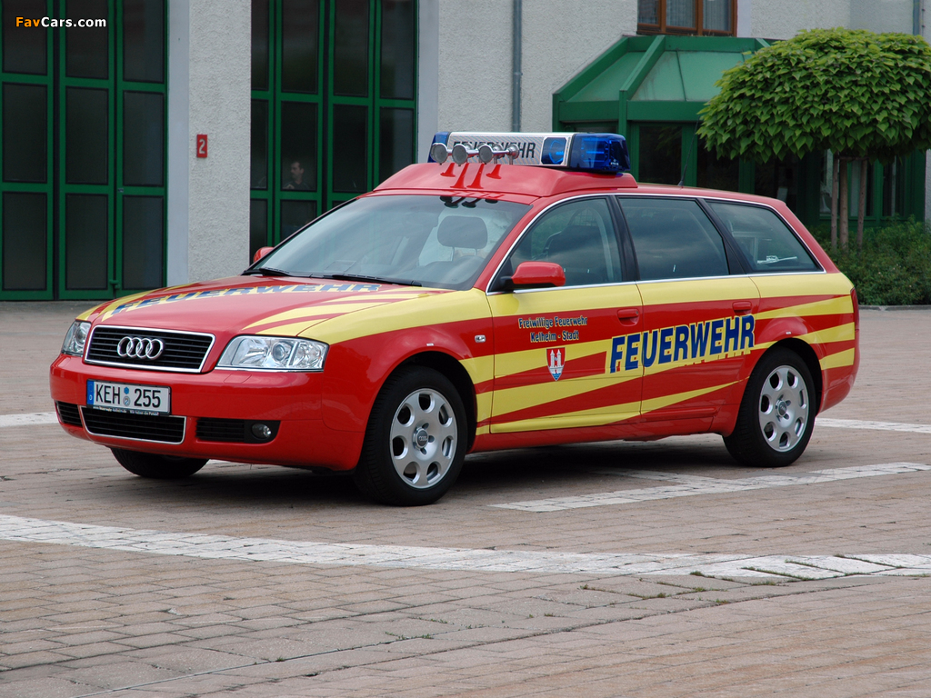 Audi A6 2.4 Avant Feuerwehr (4B,C5) 2001–04 images (1024 x 768)