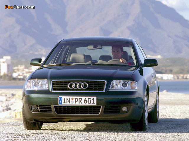 Audi A6 1.9 TDI Sedan (4B,C5) 2001–04 images (640 x 480)