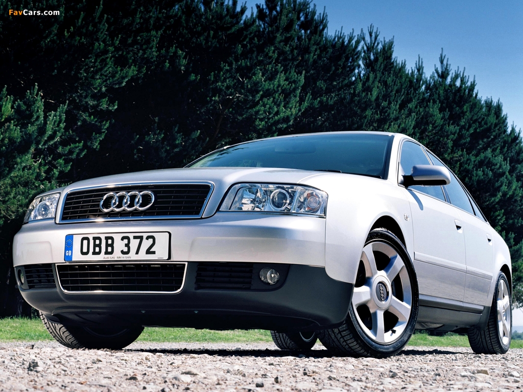 Audi A6 Sedan UK-spec (4B,C5) 2001–04 images (1024 x 768)