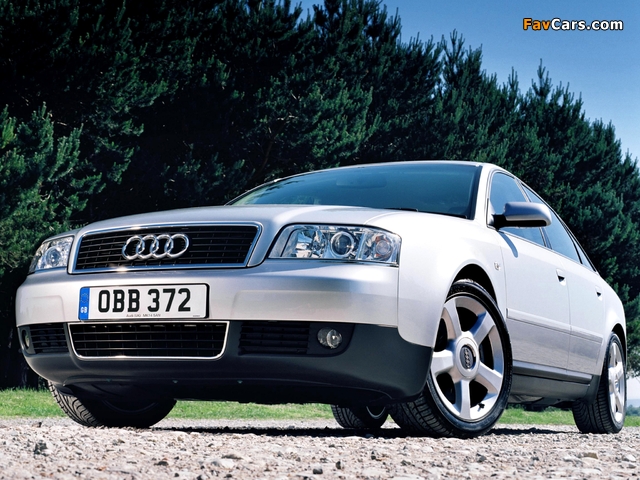 Audi A6 Sedan UK-spec (4B,C5) 2001–04 images (640 x 480)