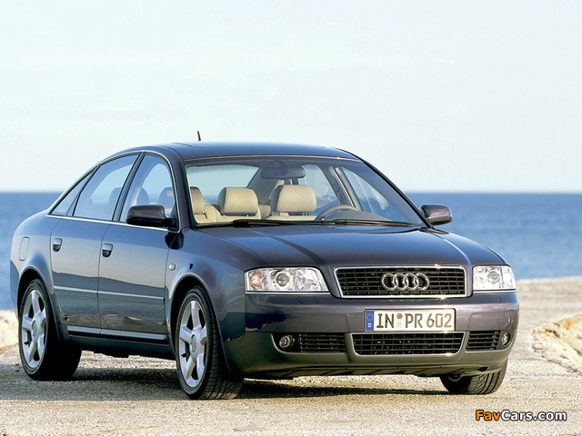 Audi A6 3.0 Sedan (4B,C5) 2001–04 photos (640 x 480)