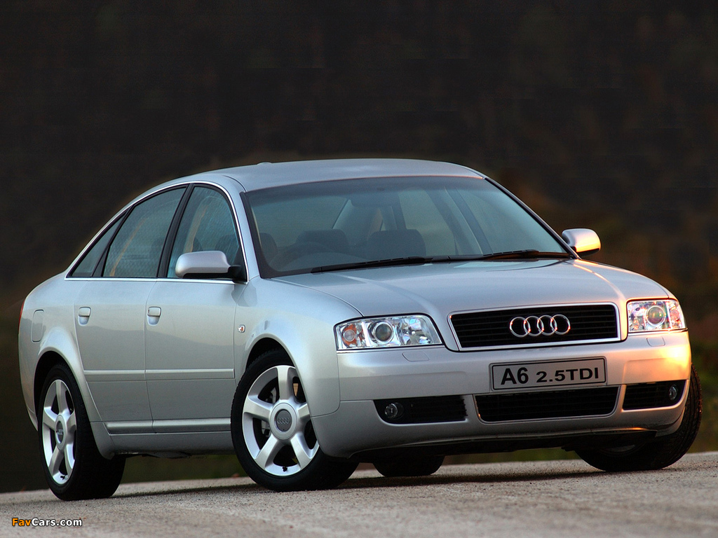 Audi A6 2.5 TDI Sedan ZA-spec (4B,C5) 2001–04 photos (1024 x 768)