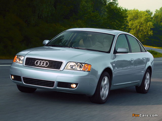 Audi A6 Sedan US-spec (4B,C5) 2001–04 photos (640 x 480)